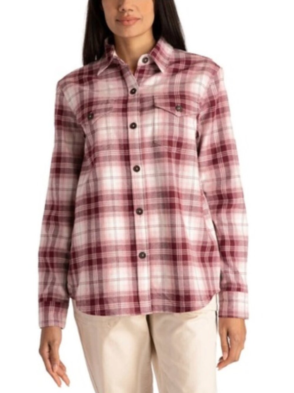 *TILLEY Women's Brushed Pink Flannel Shirt